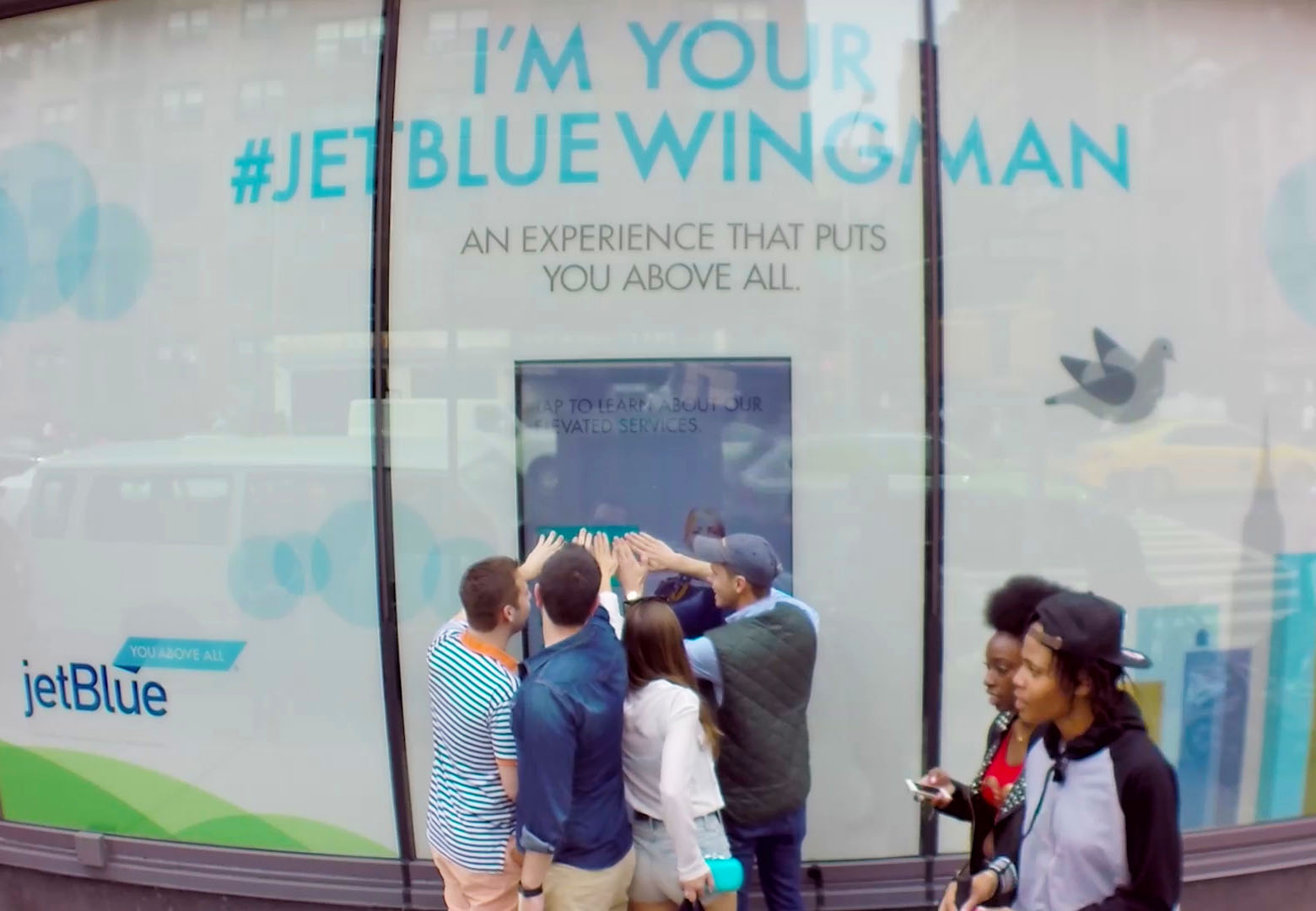 Watch JetBlue's Digital Stunt Come to Life