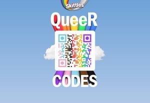 Skittles Pride LGBTQ+ community_rainbow QR code