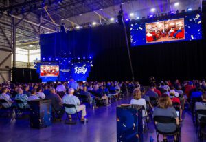 Southwest Airlines 2021 Employee Rally_crowd at presentation