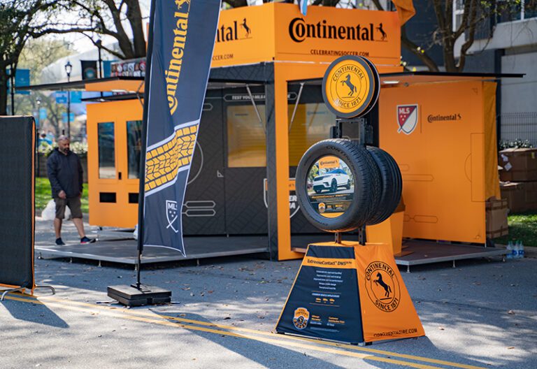 Continental Tire Rolls Out a Traveling Activation for Soccer Fans