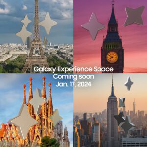 samsung-galaxy-experience-spaces-AIparis-london-barcelona-nyc-2024