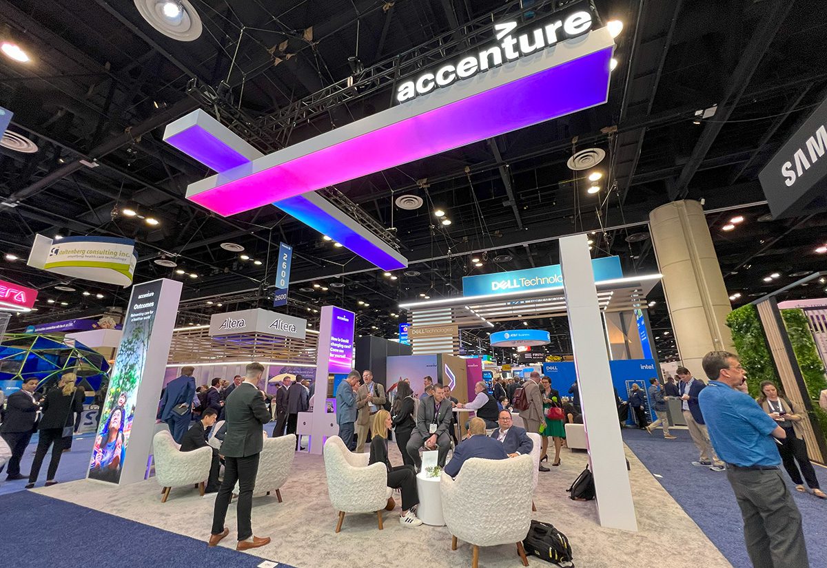 HIMSS24 Accenture booth