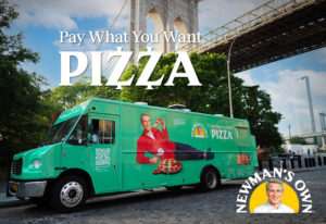 Newman's Own 2024 Pay What You Want Pizzas truck tour