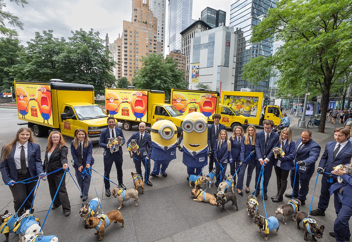 Despicable Me 4 dogs at premiere