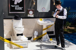 responsible flushing-alliance-smart-flush-vidcon-2024-crime-scene.