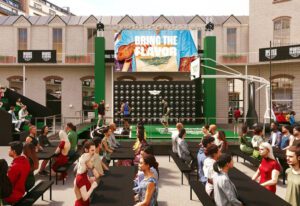 Wingstop_Paris Olympics 2024_renders Courtyard