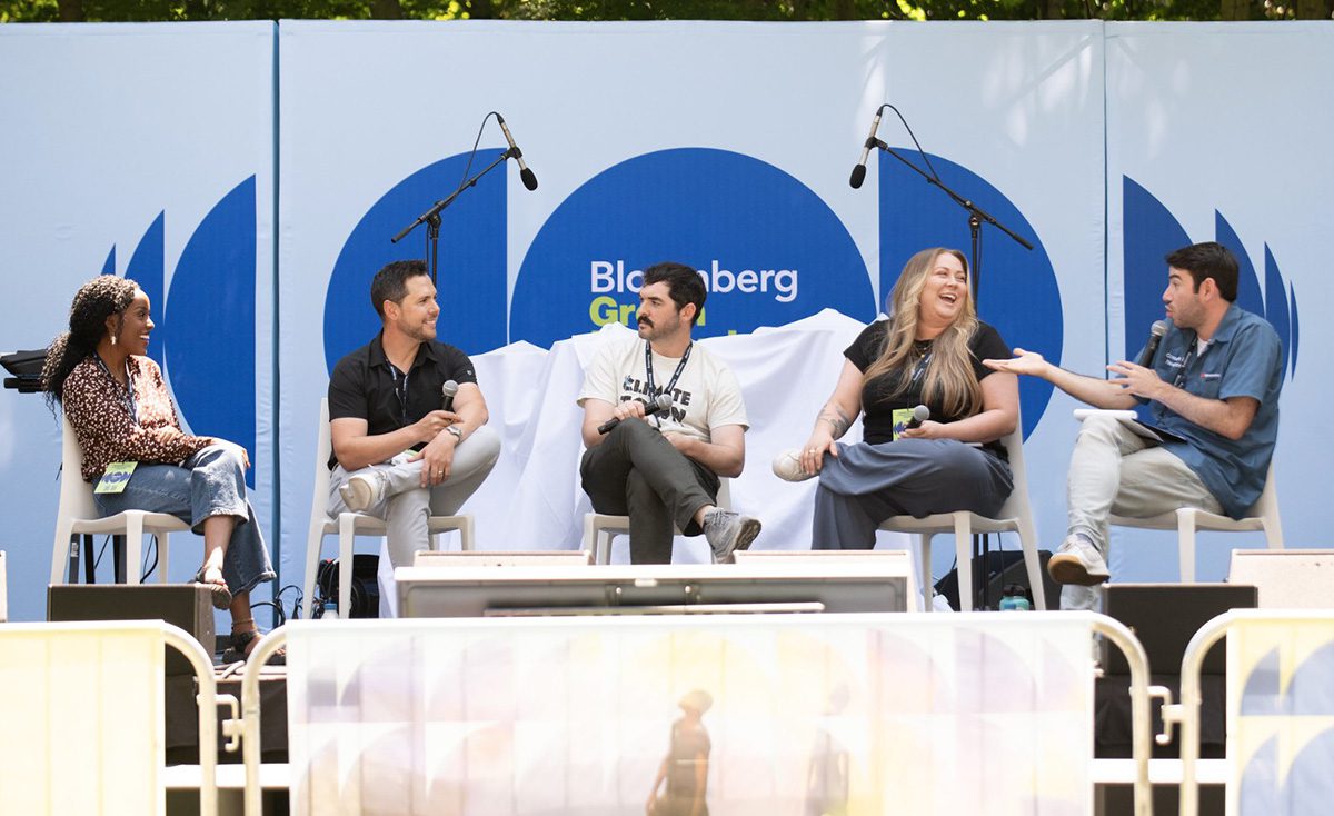 Bloomberg Green Festival outdoor stage