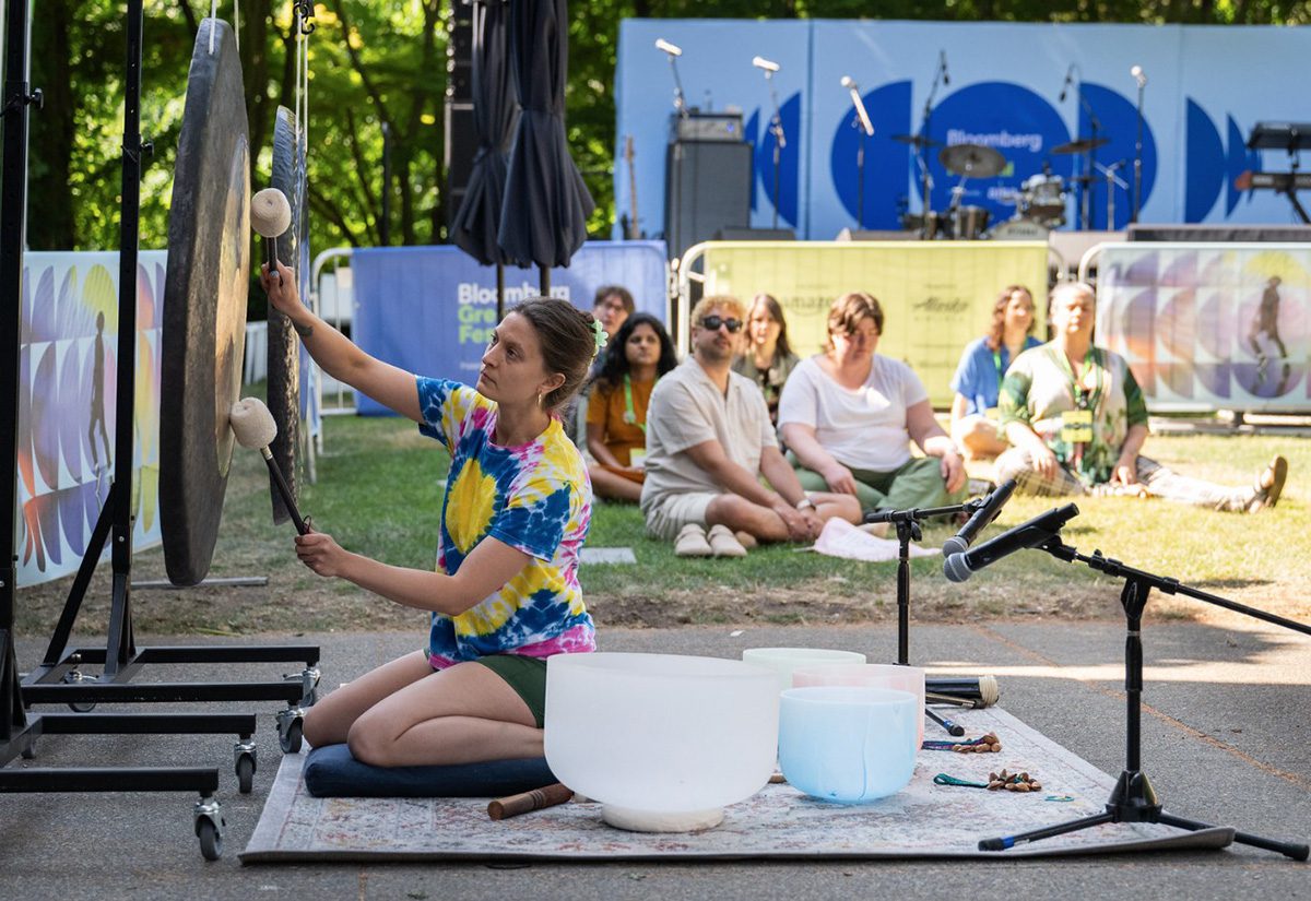 Bloomberg Green Festival meditation