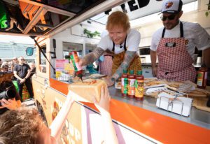 Kraft Heinz_Ed Sheeran Tingly Teds_Pop-up hot sauceographs 2024_truck