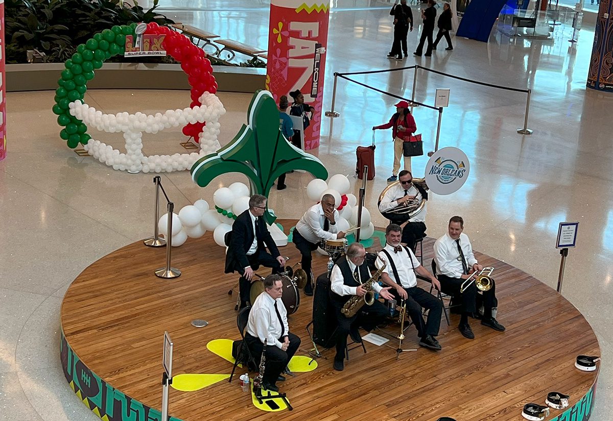 Super Bowl LIX Airport Band Performance