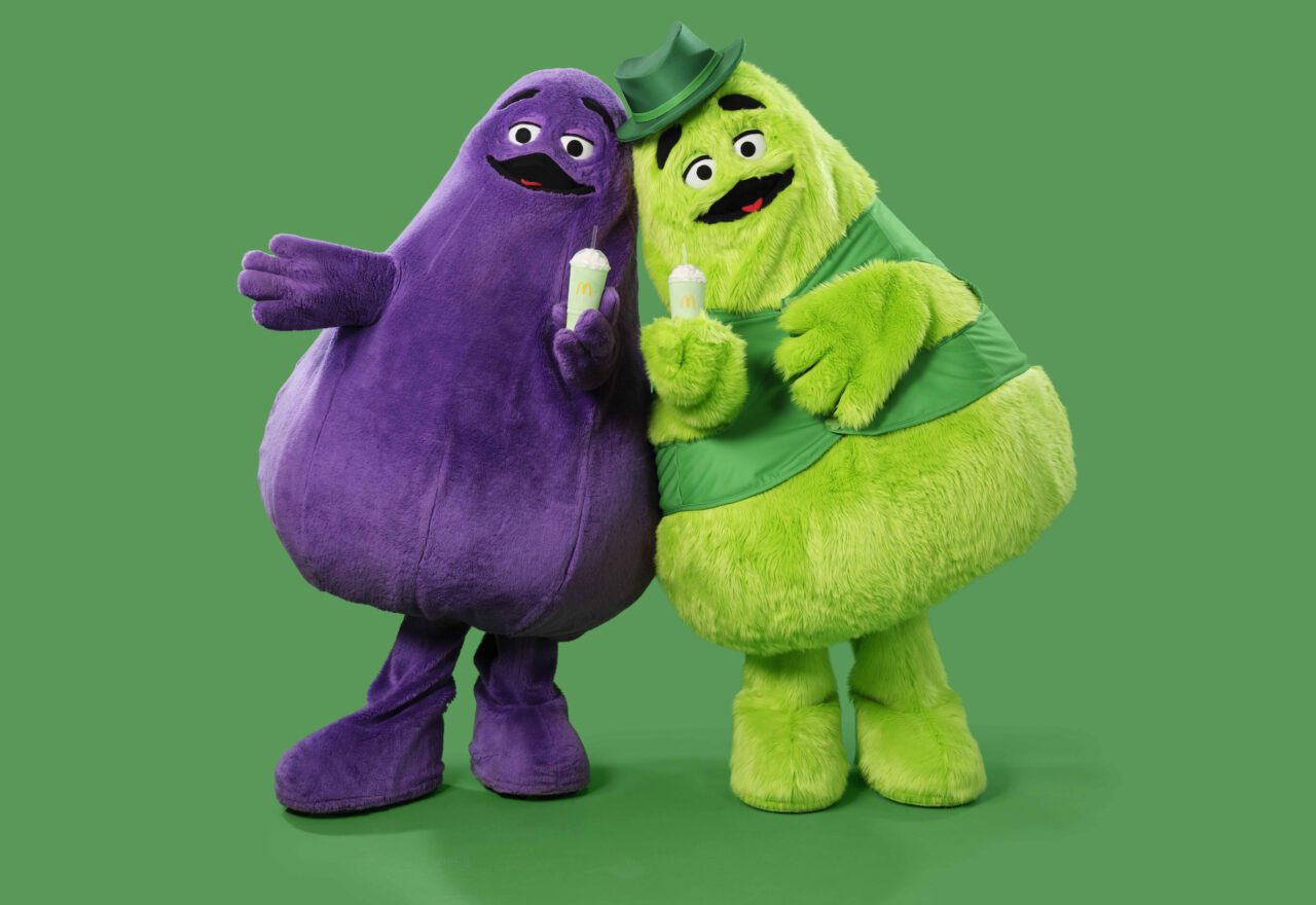 Uncle O'Grimacey and Grimace McDonald's 2025