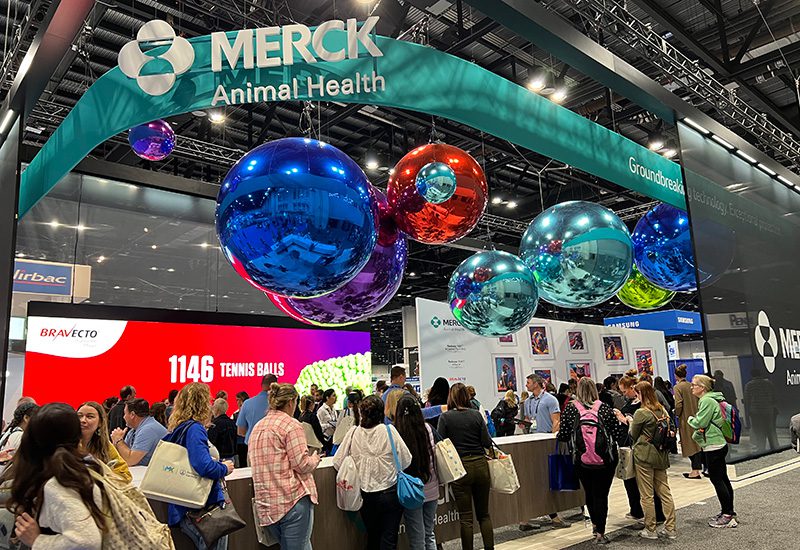 Merck booth at VMX